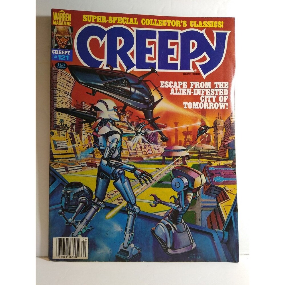 Creepy #121 Warren Comic Book 1980 Horror Star Wars Shirts Ad Empire Strikes